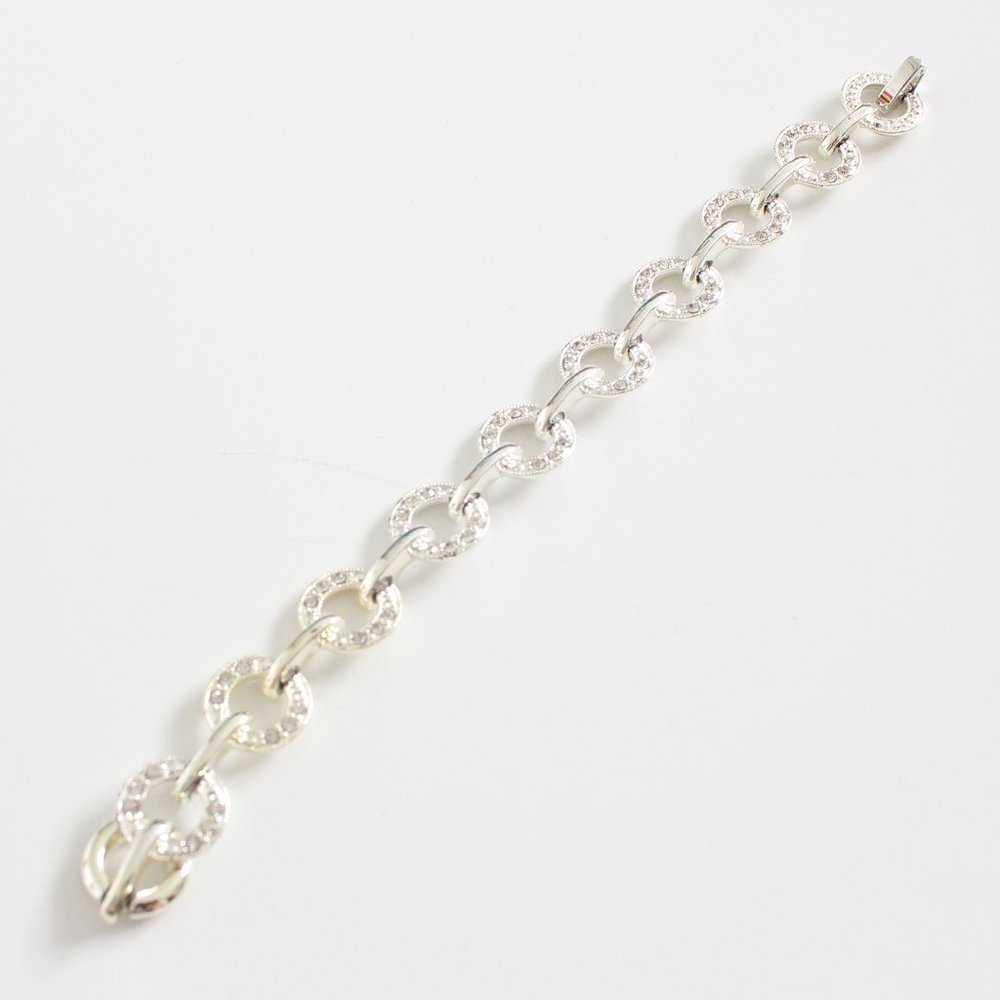 3/$15 Circle Pattern Crystal Bracelet